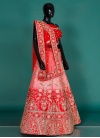 Voguish Raw Silk Diamond Work Lehenga Choli - 2